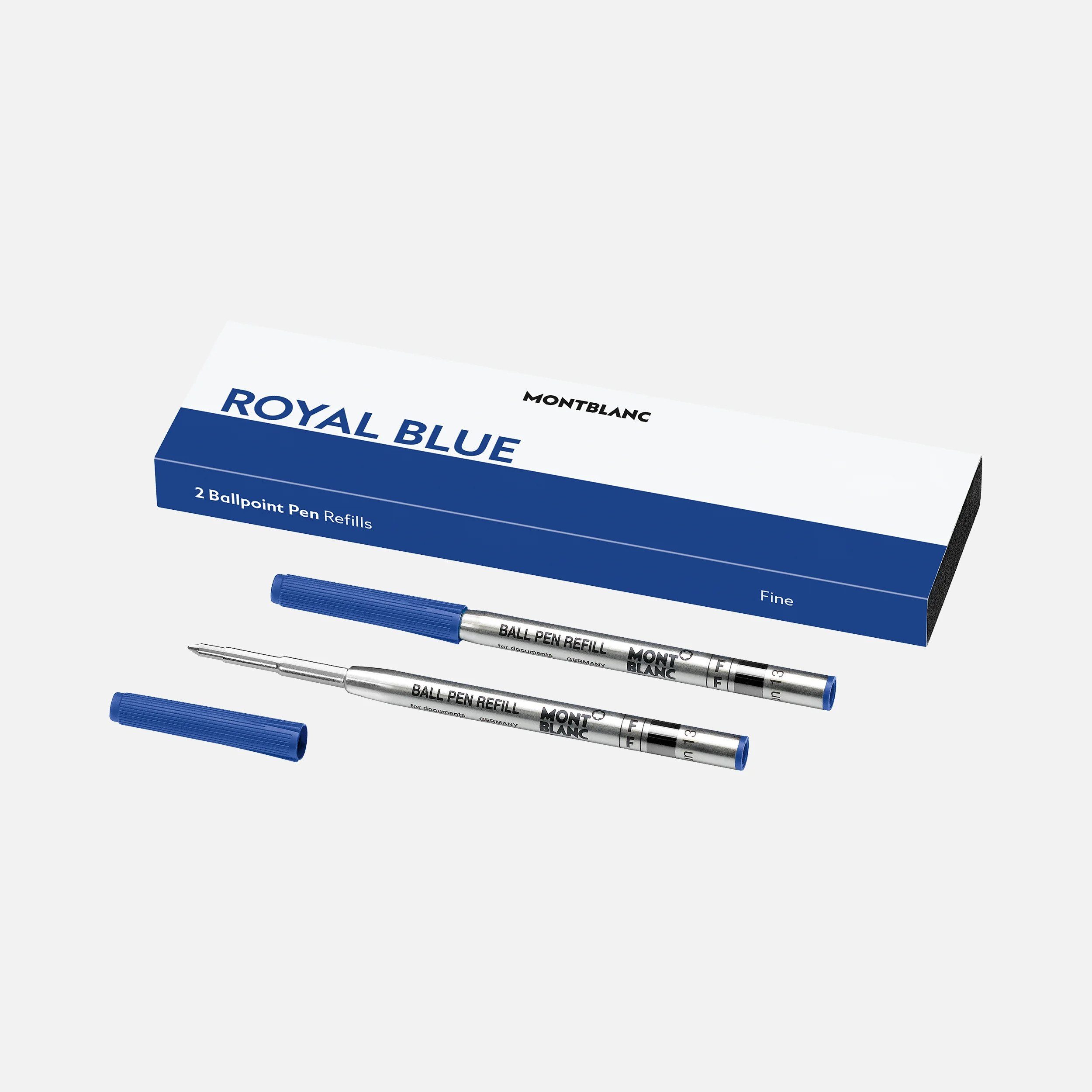 MONTBLANC Kugelschreibermine MONT BLANC Kugelschreibermine 2ST F royalblau 128213 / 124492