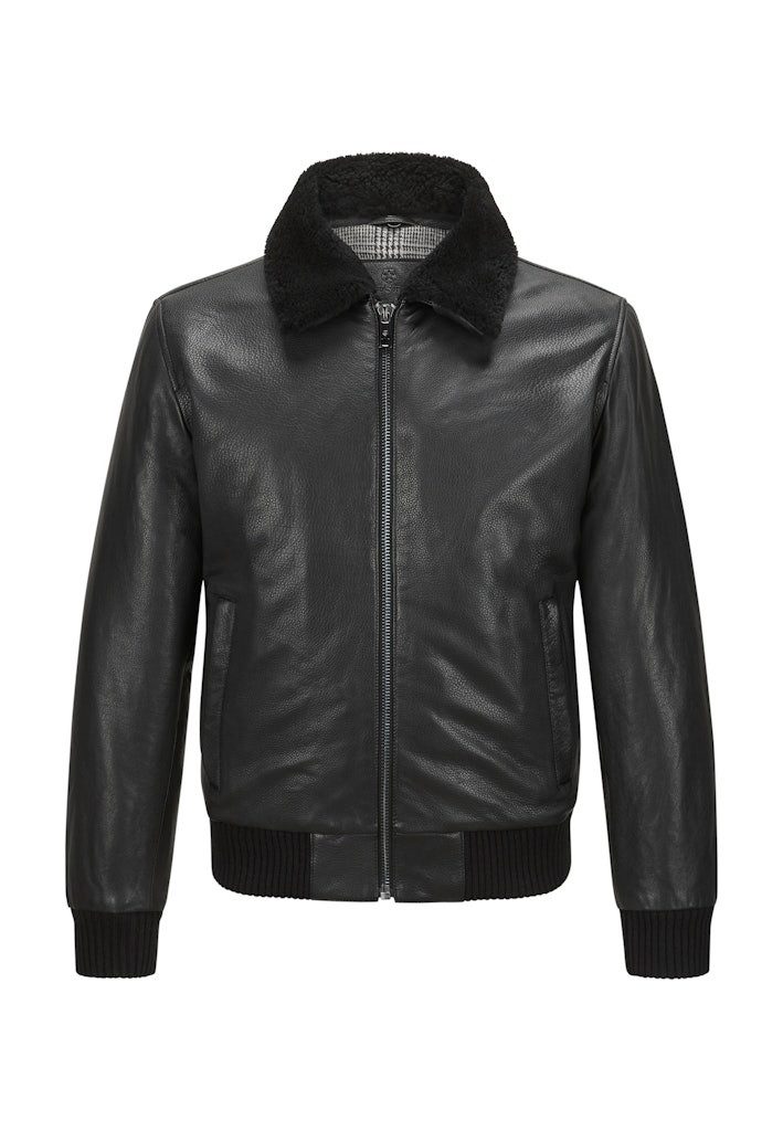 Milestone Lederjacke MSTerry Abnehmbarer Fell-Besatz günstig online kaufen