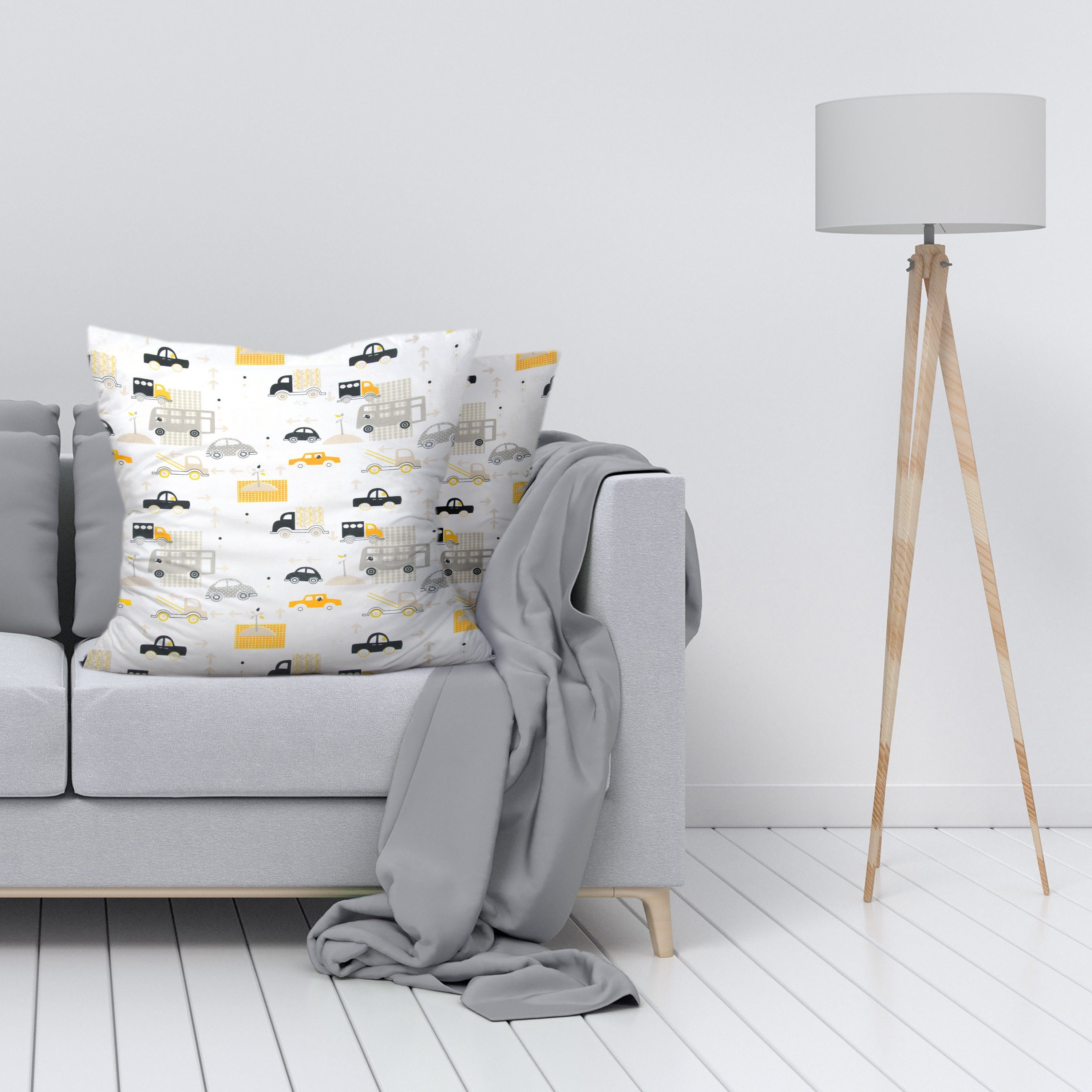 Amilian Dekokissen Dekoratives Kissen 80x80 cm Kindermotive günstig online kaufen