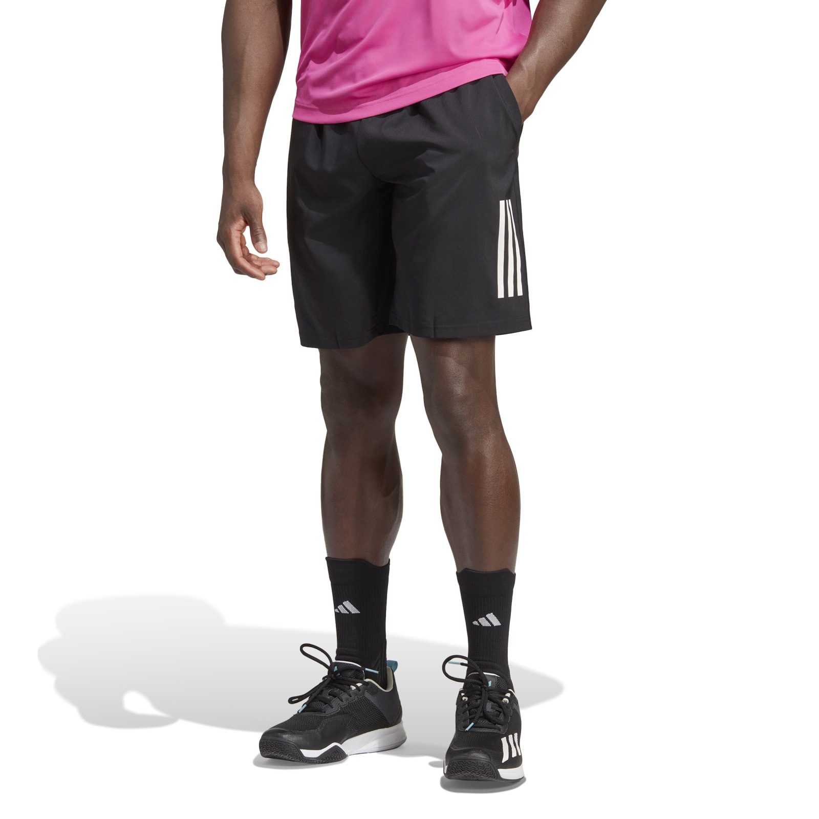 adidas Performance Shorts Tennishose Club 3-Streifen 7inch schwarz Herren