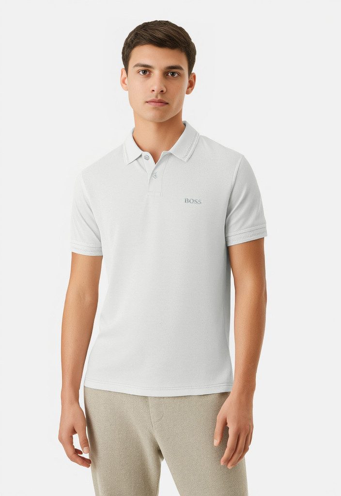 BOSS ORANGE Poloshirt Pe Interlock aus Baumwoll-Piqué mit Logo-Print Regula günstig online kaufen