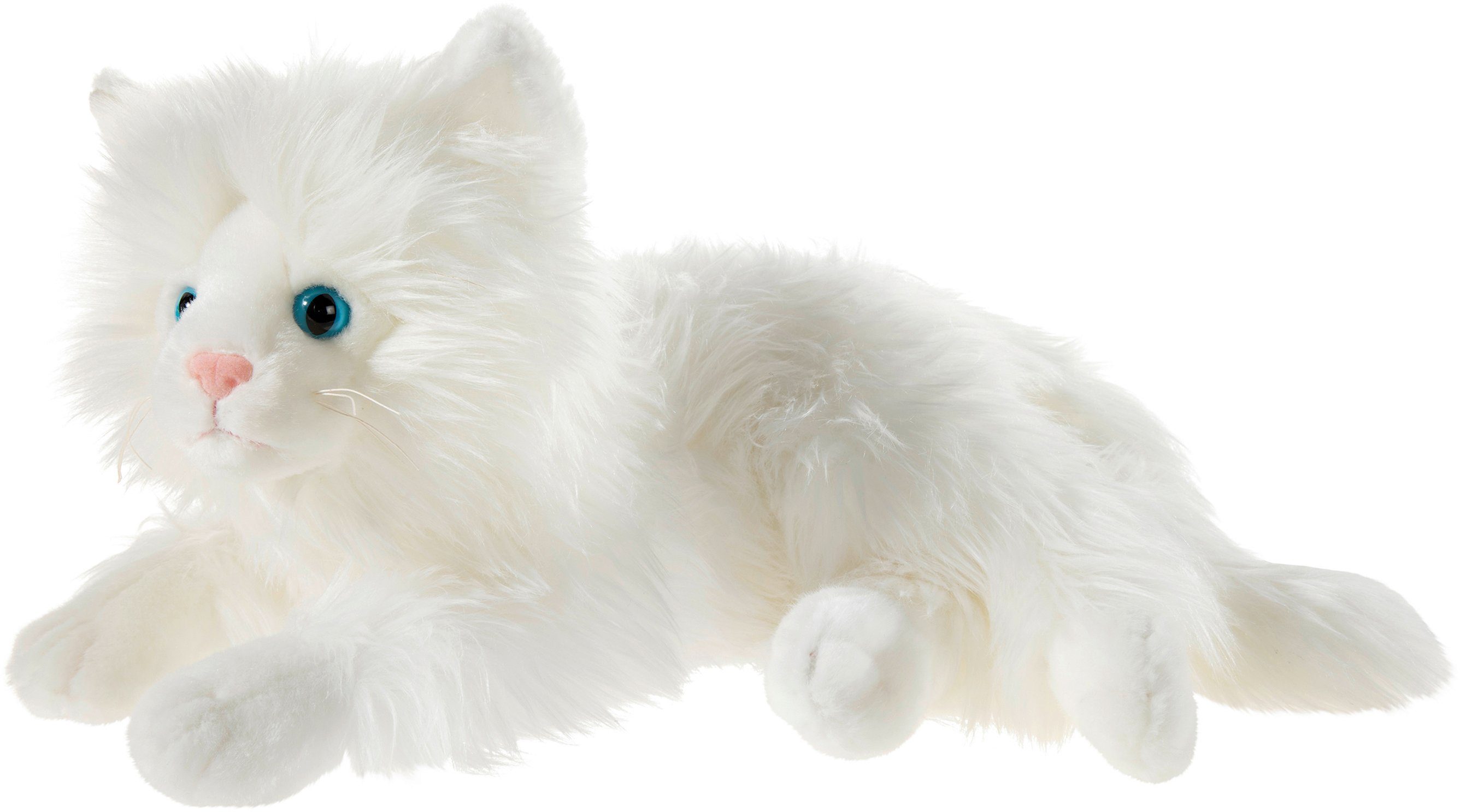 Plüschtier Katze Weiß