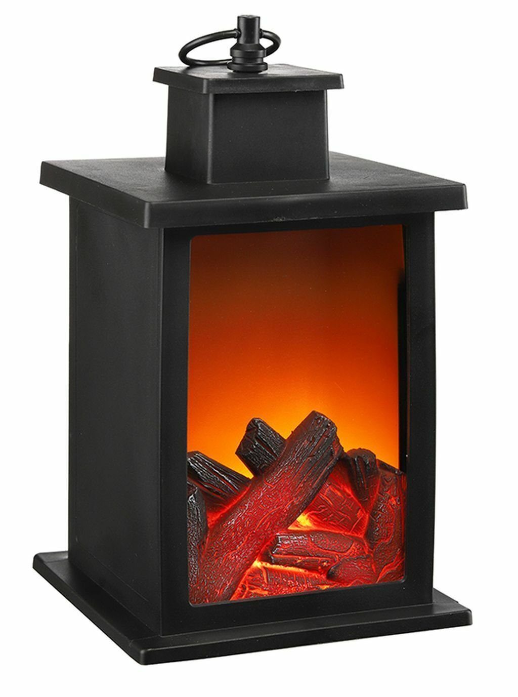 emeco Dekokamin LED Kamin Laterne Deko Tisch Fenster Wohnzimmer Flammenflac günstig online kaufen