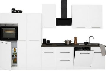 wiho Küchen Küchenzeile Unna, mit E-Geräten, Breite 360 cm