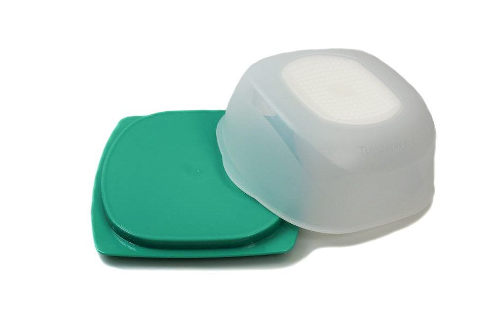 Tupperware KäseMax Mini – Aufbewahrungsbox Für Käse Mit Foliengitter, Türkis, Spülmaschinenfest (Original)