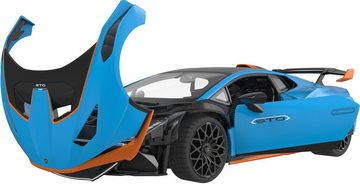 Jamara RC-Auto Lamborghini Huracán STO 1:14, blau, 2,4GHz, mit LED-Licht; offiziell lizenziert