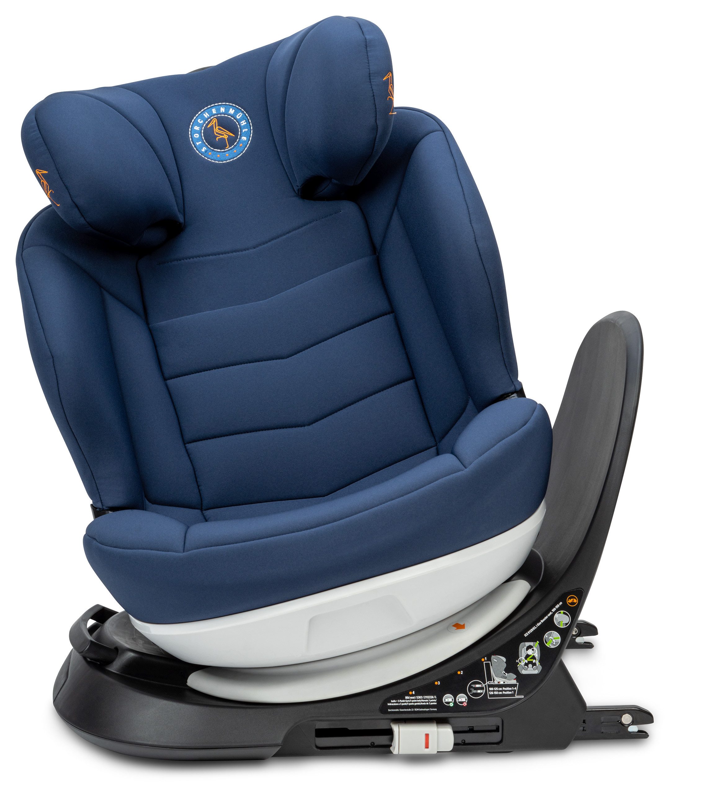 Storchenmühle Autokindersitz Niki next, ab: 3,5 Jahre, bis: bis 12 Jahre, ab: 100 cm, bis: 150 cm, mitwachsender Kindersitz, sicher und bequem 100 bis 150 cm