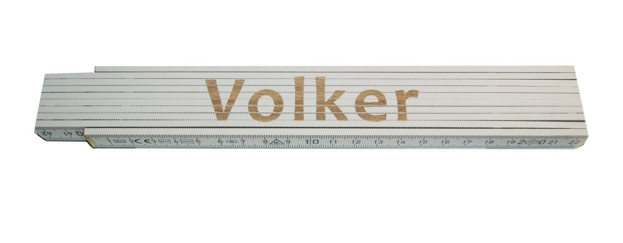 HEKA Zollstock Zollstock Volker 2 m weiß