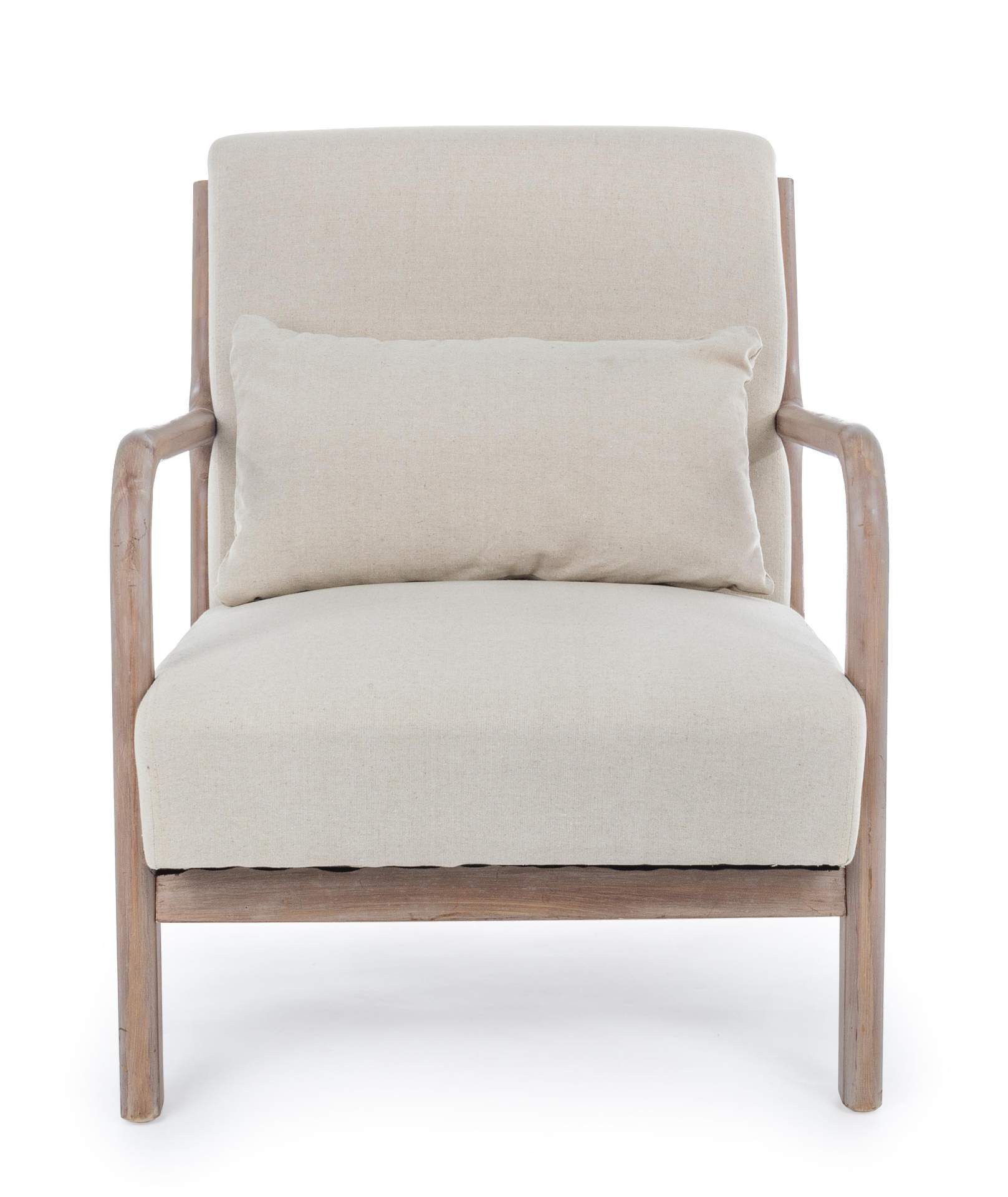 Feeling4Home Sessel Ancilla mit Stoff-Bezug, Beige