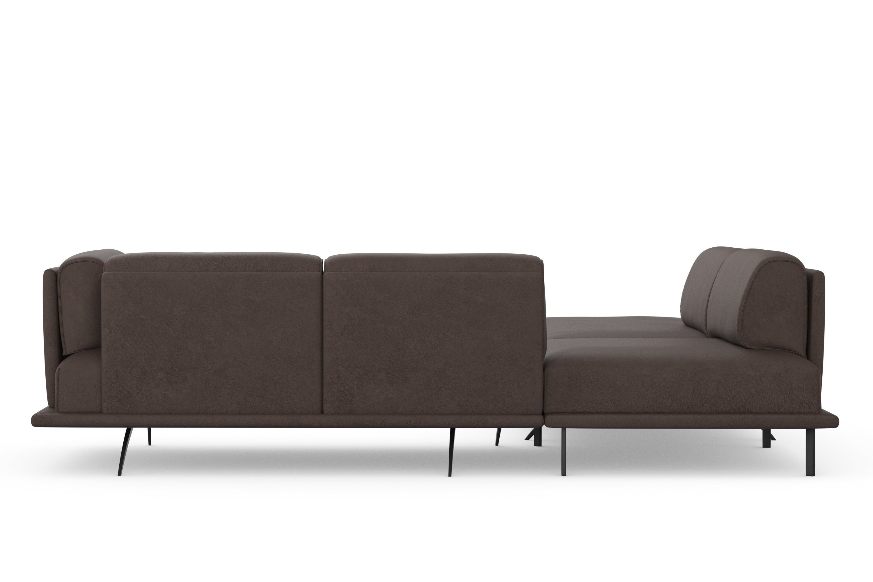 machalke® Ecksofa benito, Sockel mit bezogenem