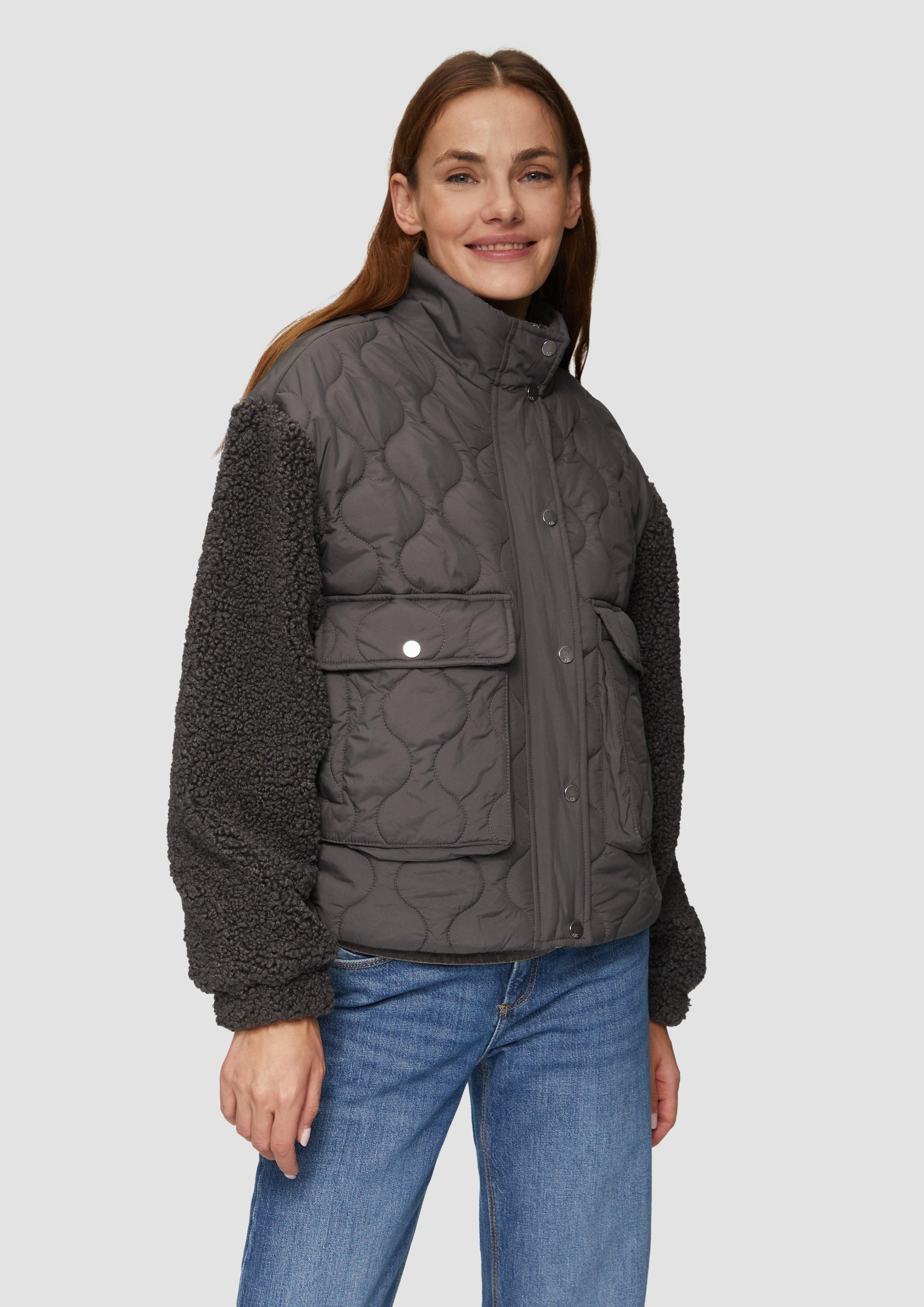 Outdoorjacke Jacke im Fabricmix