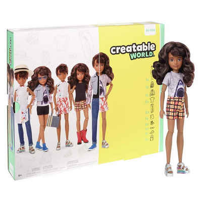 Mattel® Anziehpuppe »Mattel GGT68 - Creatable World - Deluxe Character Set - individuell gestaltbare, gender-neutrale Puppe«