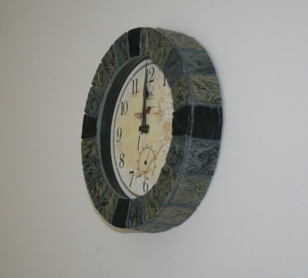 AMS Wanduhr Wanduhr modern mit Temperaturanzeige - AMS Modell: 5979 günstig online kaufen