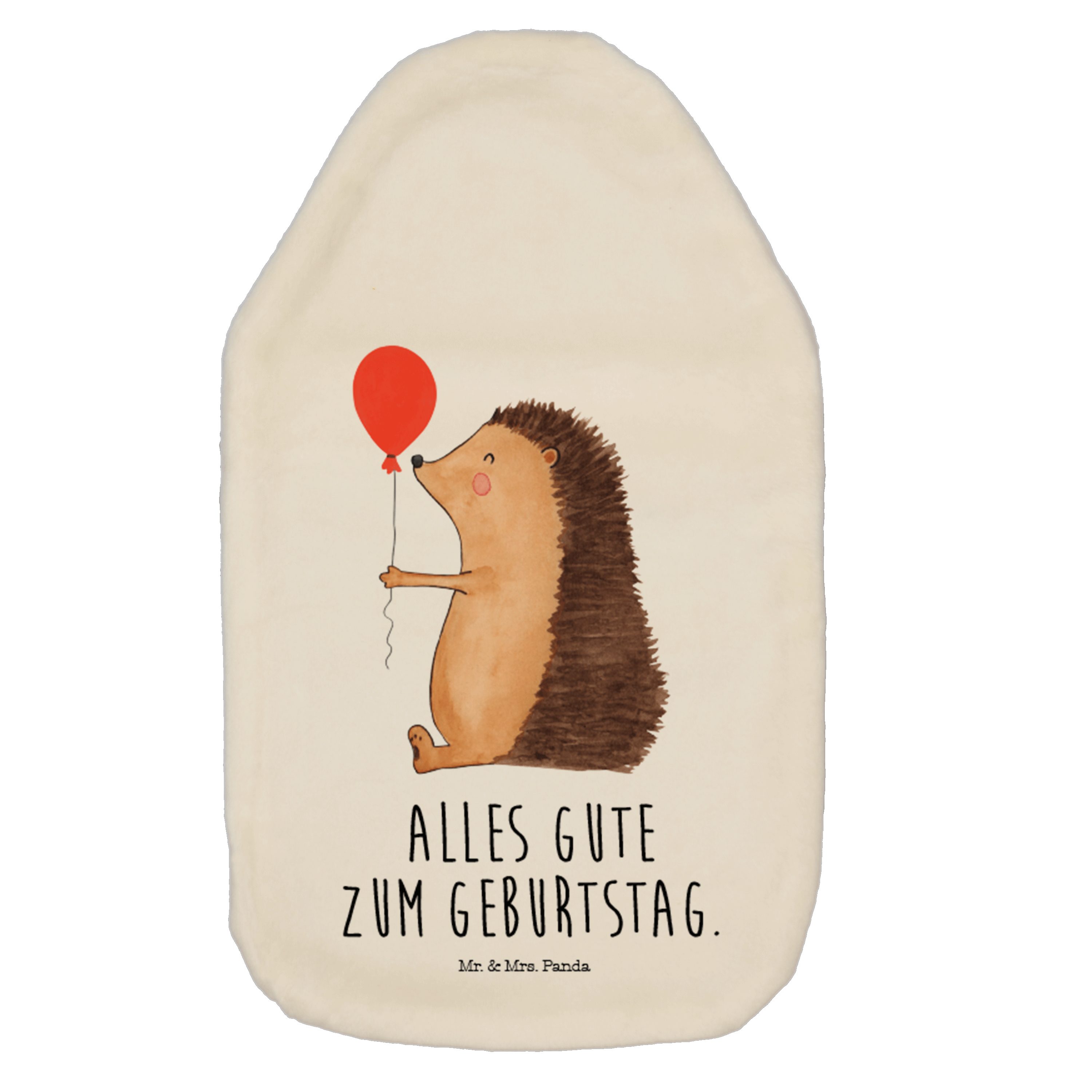 Mr. & Mrs. Panda Wärmflasche »Igel mit Luftballon Weiß Geschenk