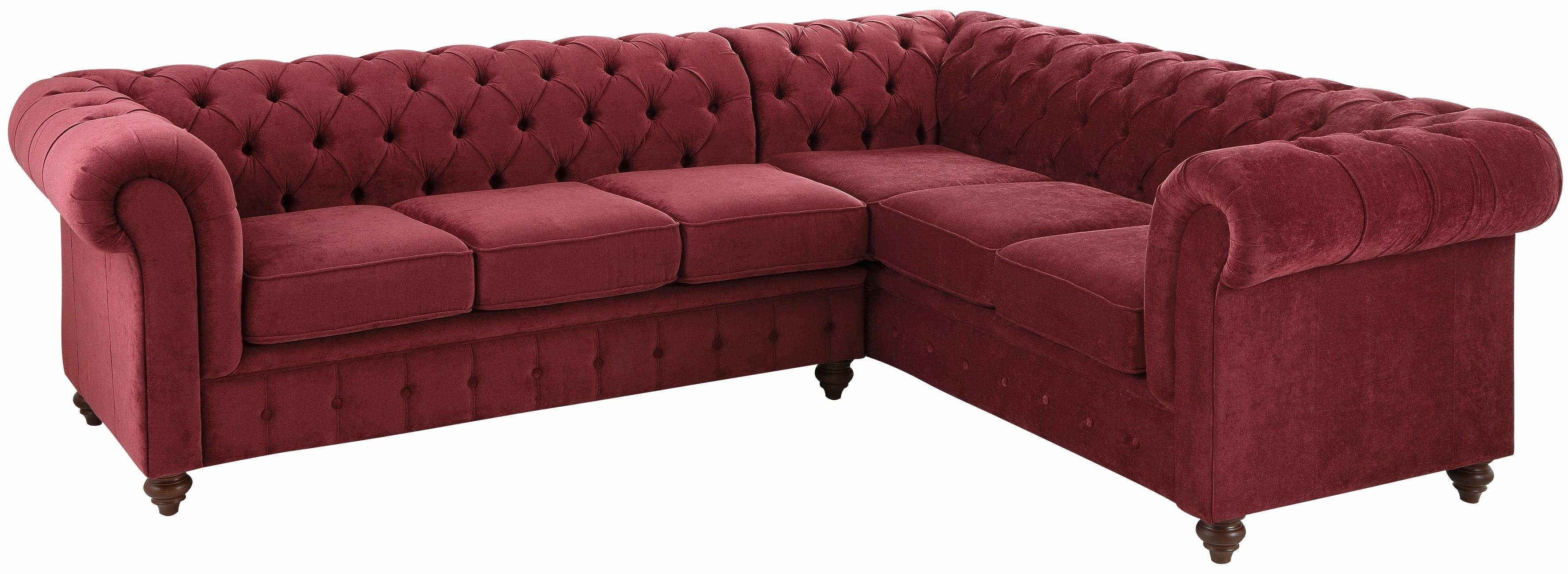 Home affaire Chesterfield-Sofa Chesterfield Ecksofa, auch günstig online kaufen