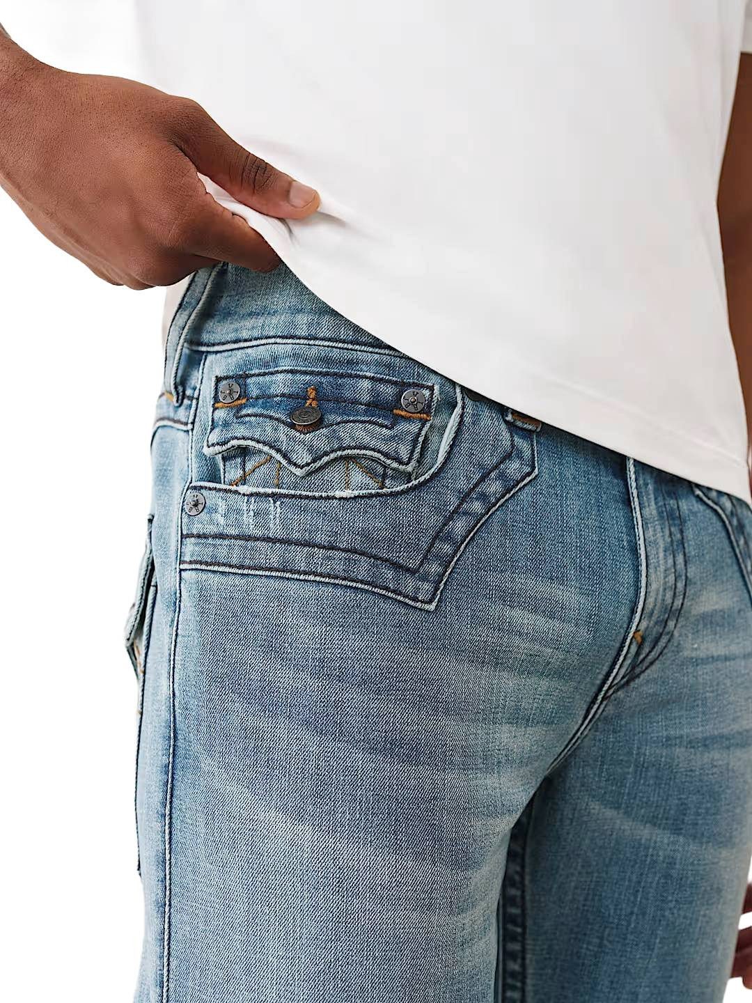 True Religion Straight-Jeans Jeans True Religion Ricky SN Jimmy 5-Pocket-Jeans – Bild 4 von 5