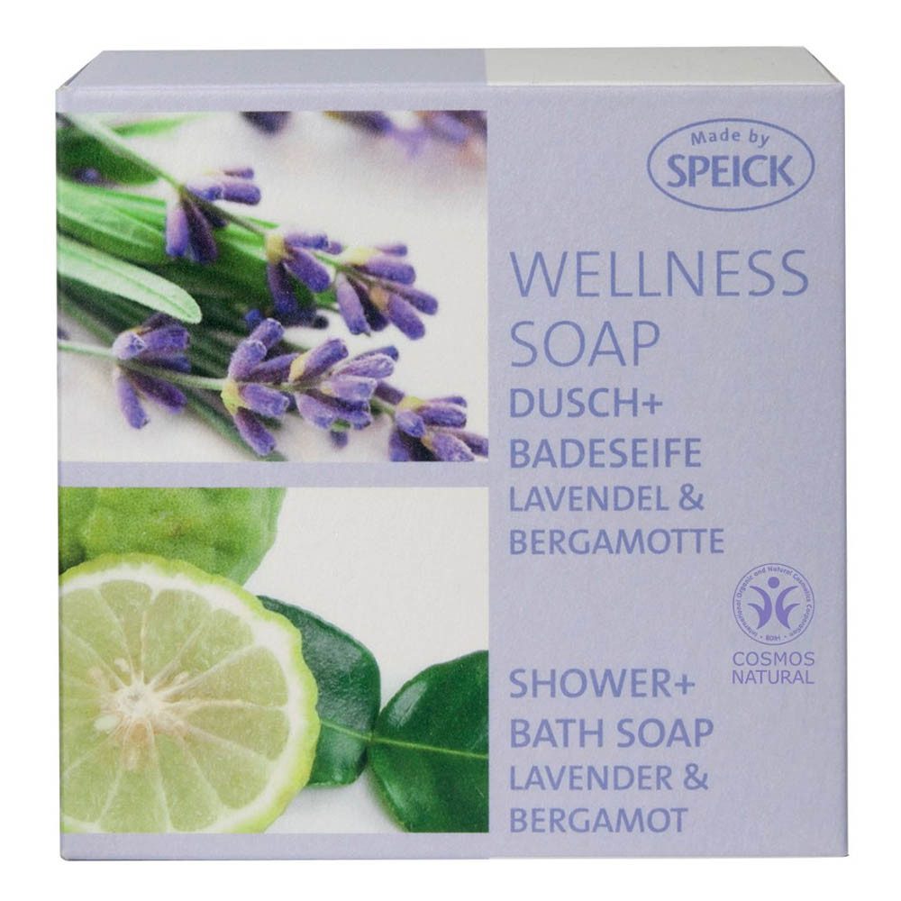 Speick Naturkosmetik GmbH & Co. KG Feste Duschseife Wellness Soap - Lavendel + Bergamotte 200g
