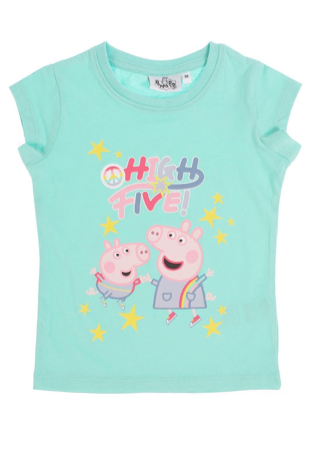 Peppa Pig T-Shirt Peppa Pig Mädchen Shirt Hasbro-Lizensiert (1-tlg., Shirt)