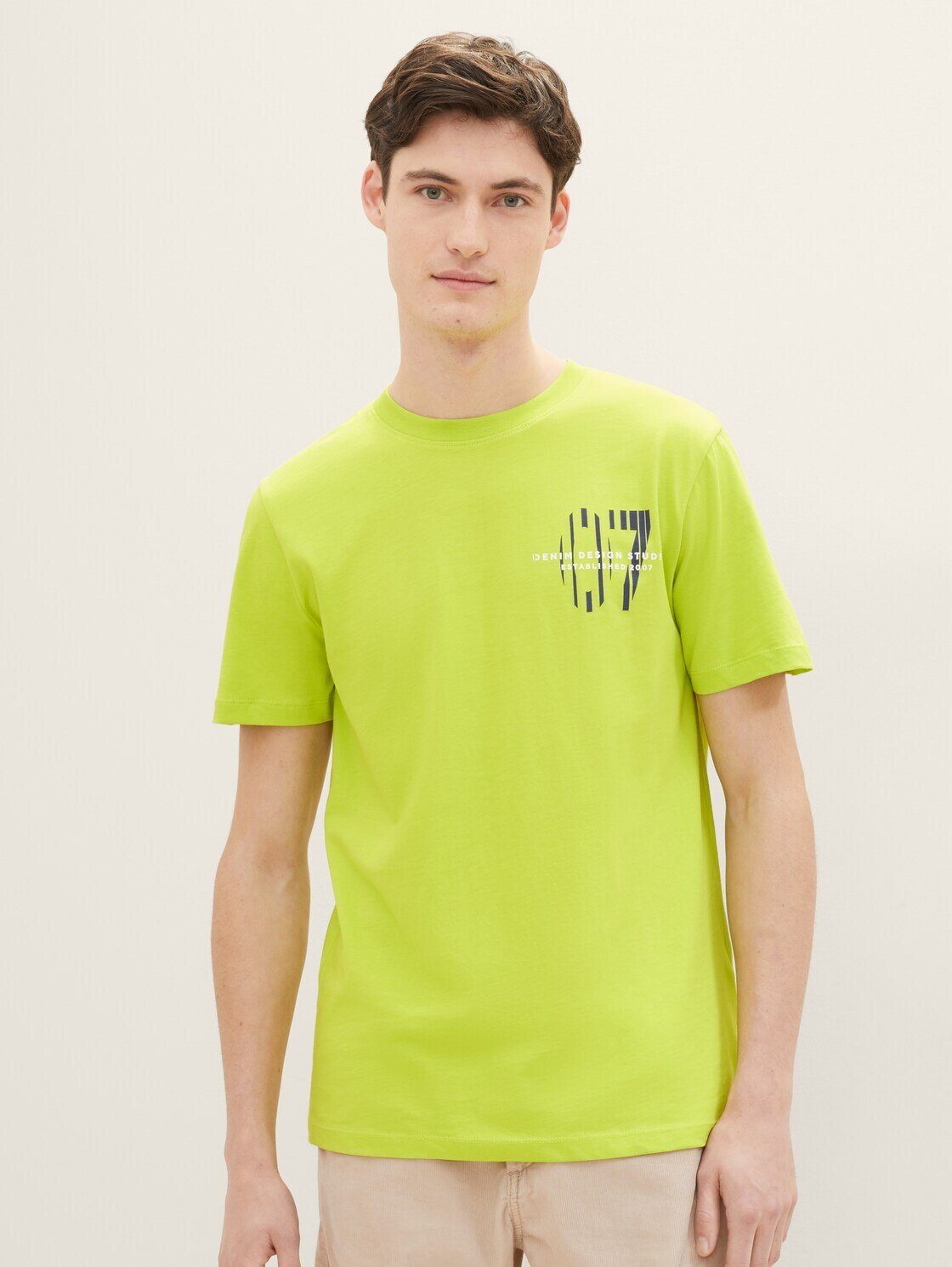TOM TAILOR Denim T-Shirt T-Shirt mit Print juicy kiwi