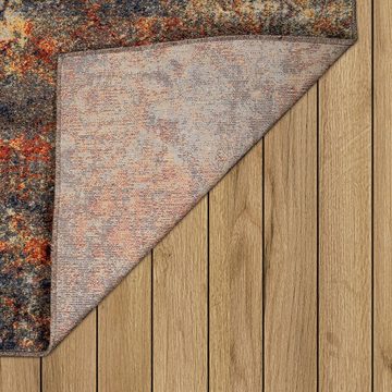 Teppich Jazz 708, Paco Home, rechteckig, Höhe: 9 mm, Kurzflor, modernes Design und Used-Look, Motiv Ornamente