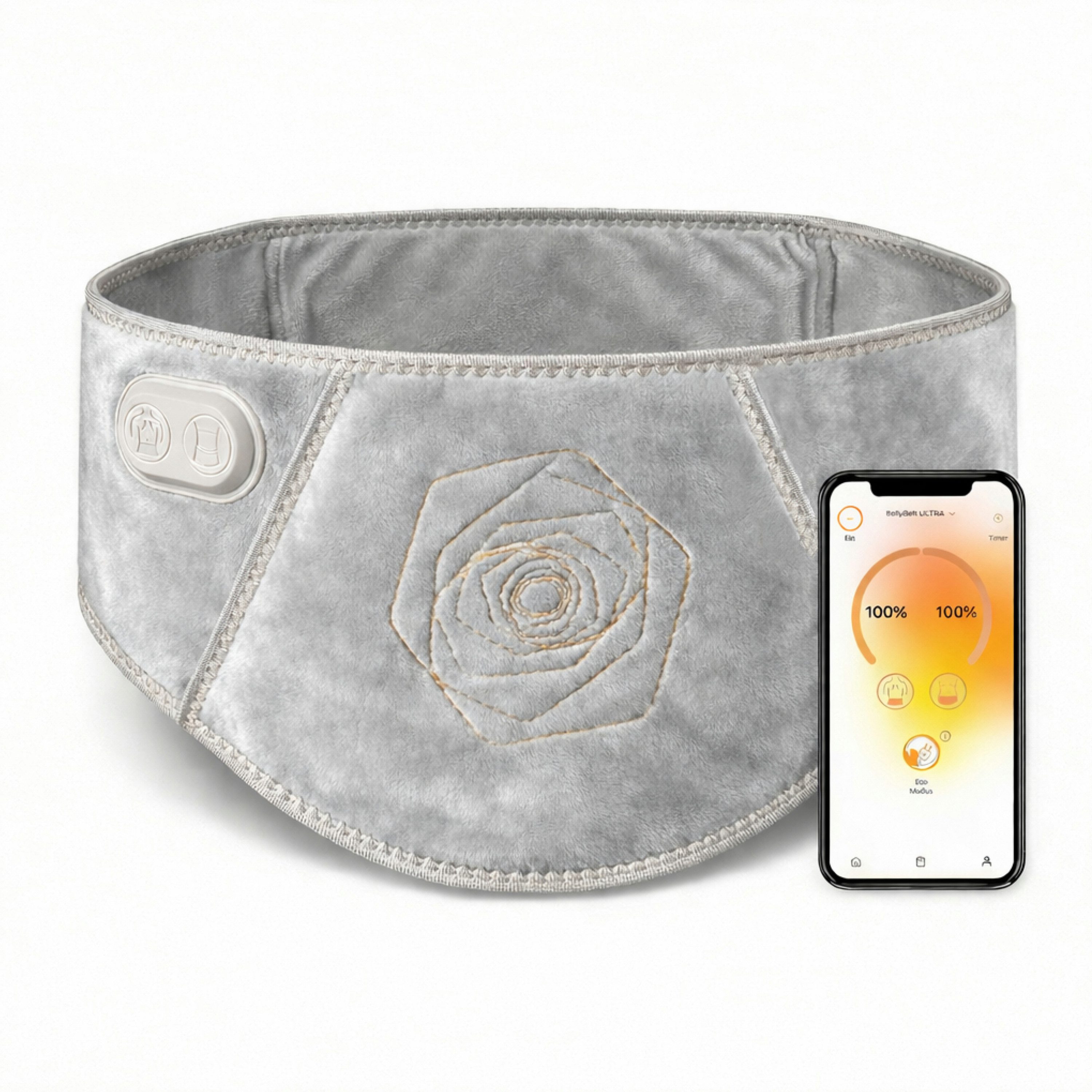 Vulpés Wärmegürtel BellyBelt ULTRA Dual Zone, Bauch & Rückenwärme, Großflächige Wärmefläche, Sensor-Sicherheit