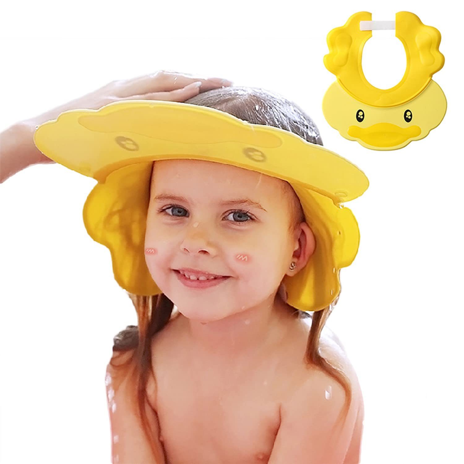 Kinder Baby Duschhaube Duschkappe Mütze Badekappe Badeschutz Haube Haarschutz 
