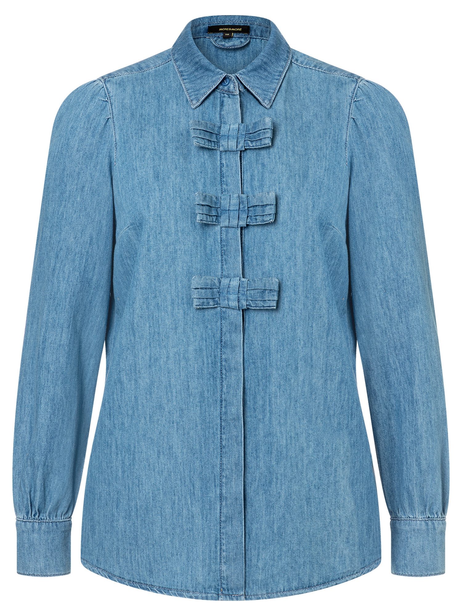 Langarmbluse Jeansbluse