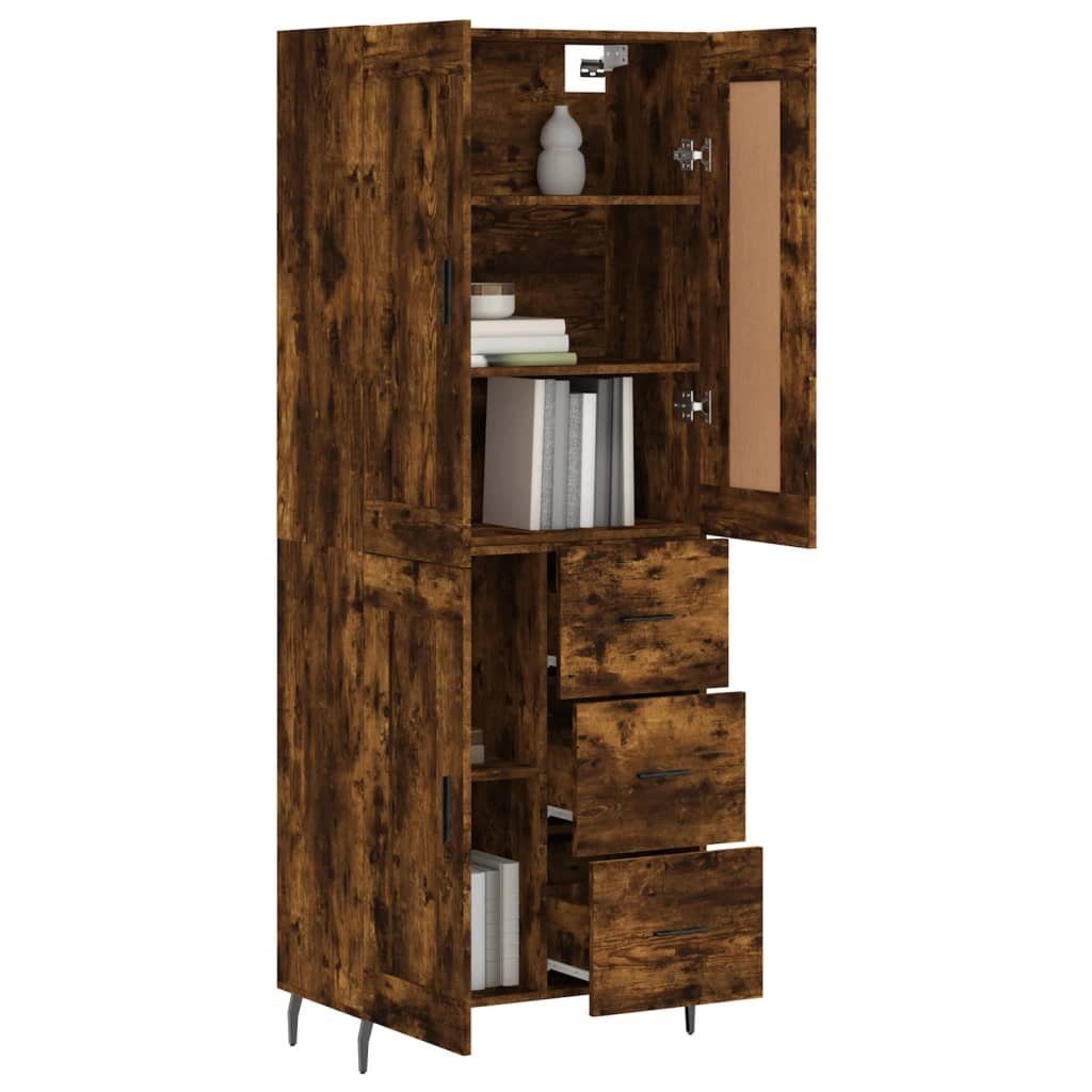 vidaXL Highboard Highboard Räuchereiche 69,5x34x180 cm günstig online kaufen