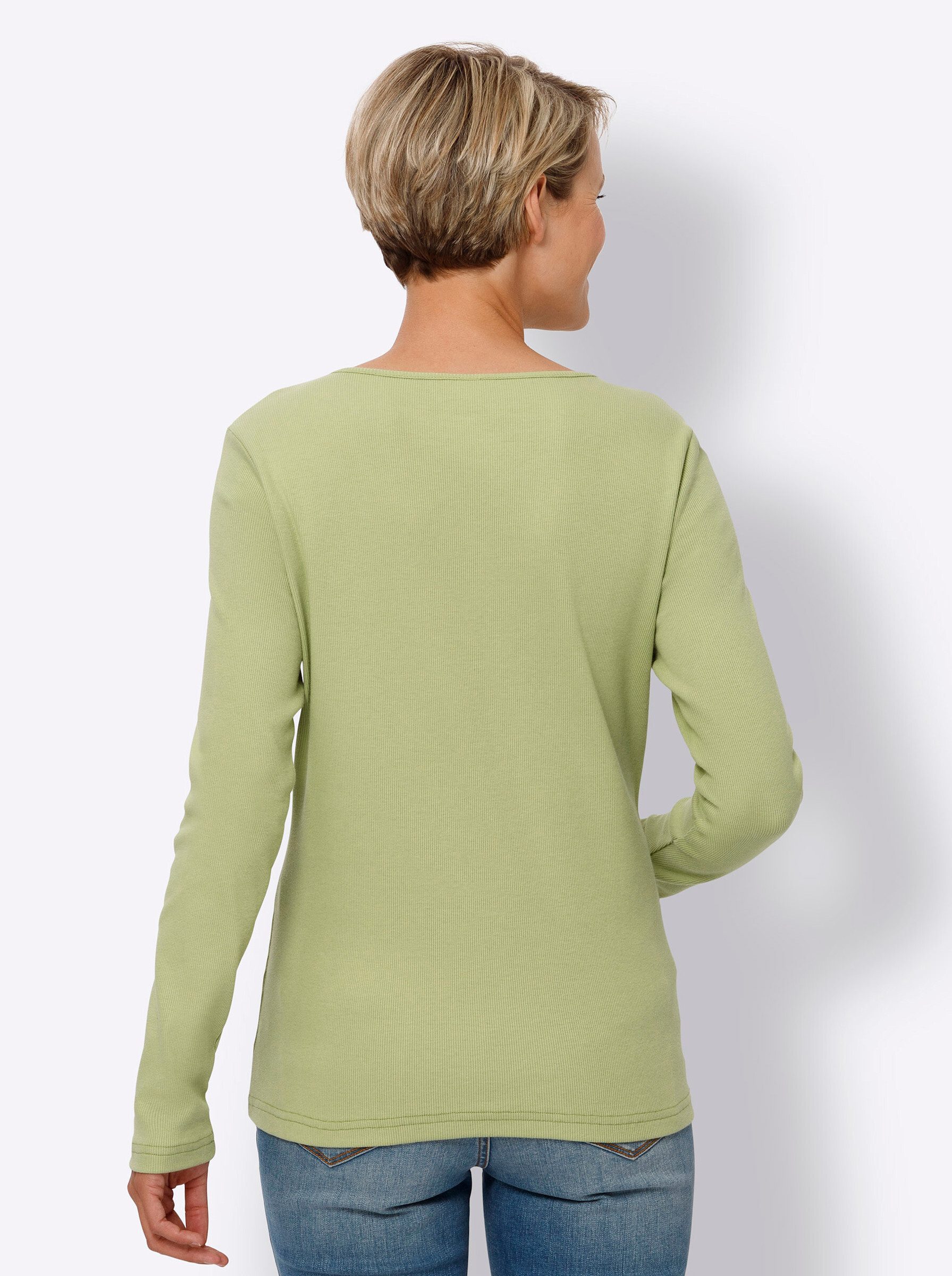 Sieh an! T-Shirt Langarmshirt . günstig online kaufen