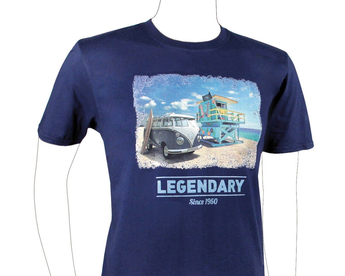 VW Collection by BRISA Kurzarmshirt Volkswagen Unisex T-Shirt Rundhalsaussc günstig online kaufen