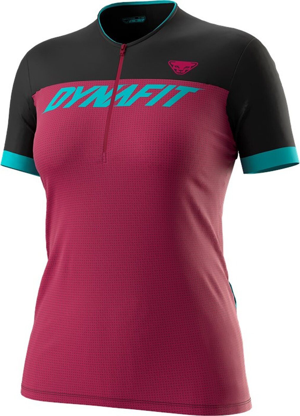 Kurzarmshirt RIDE LIGHT 1/2 ZIP SS TEE W beet red/6550