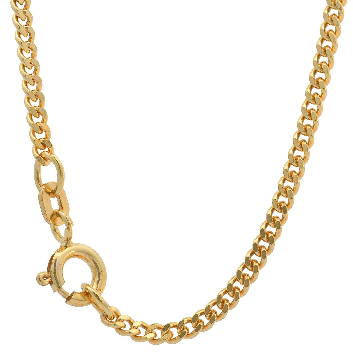 HOPLO Panzerkette Goldkette Panzerkette Länge 36cm - Breite 2,1mm - 585-14 günstig online kaufen