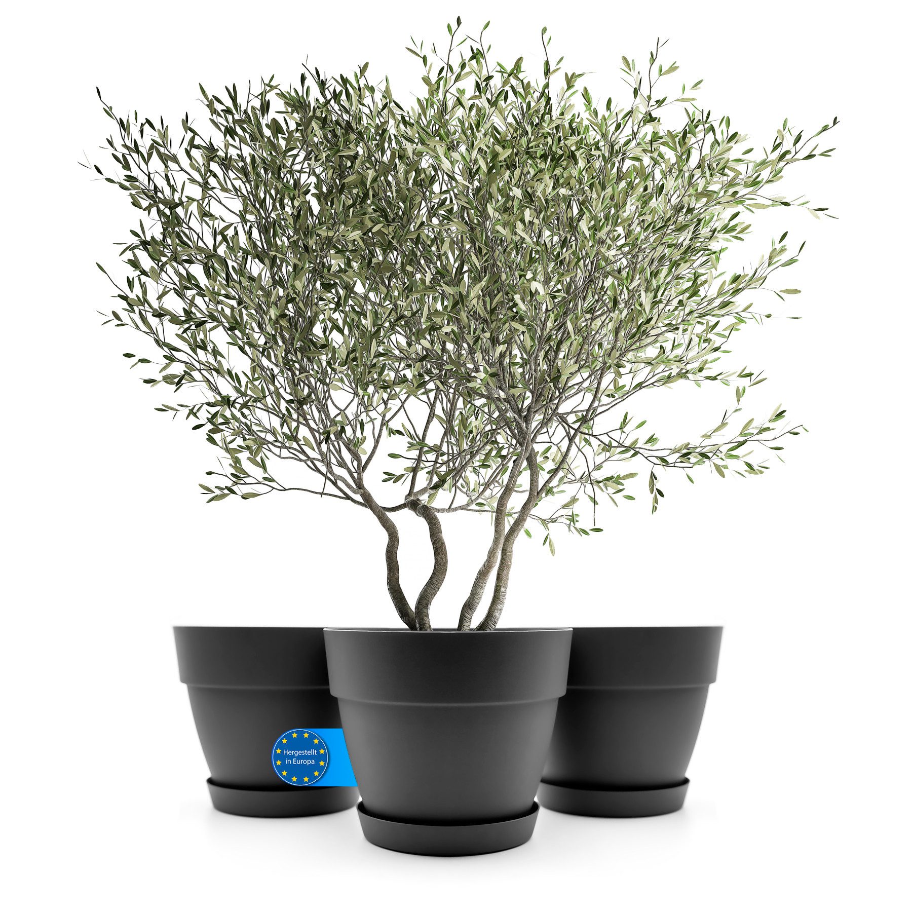 BigDean Blumentopf 3 Stück Blumentopf mit günstig online kaufen
