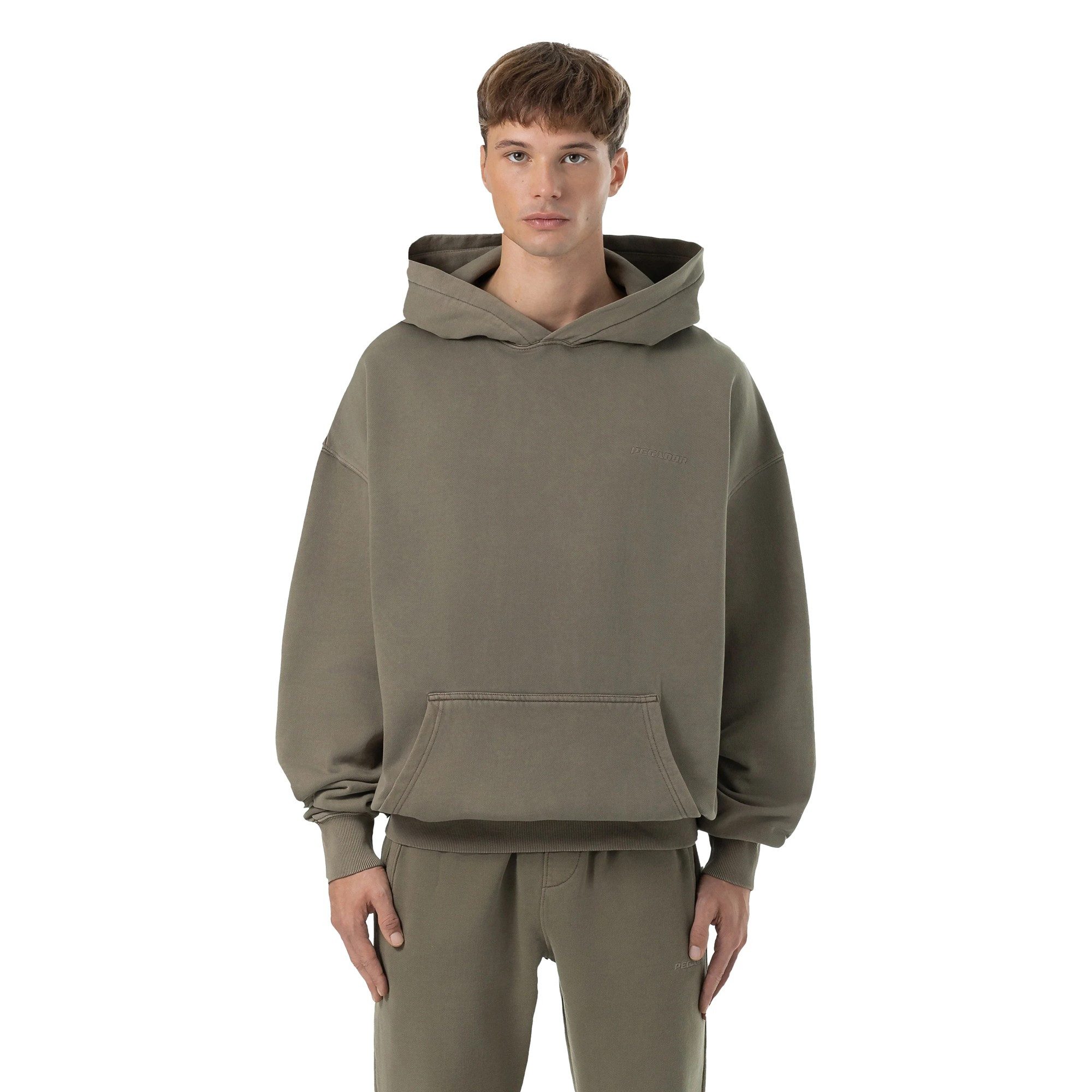 Hoodie Logo Oversized Hoodie, grün