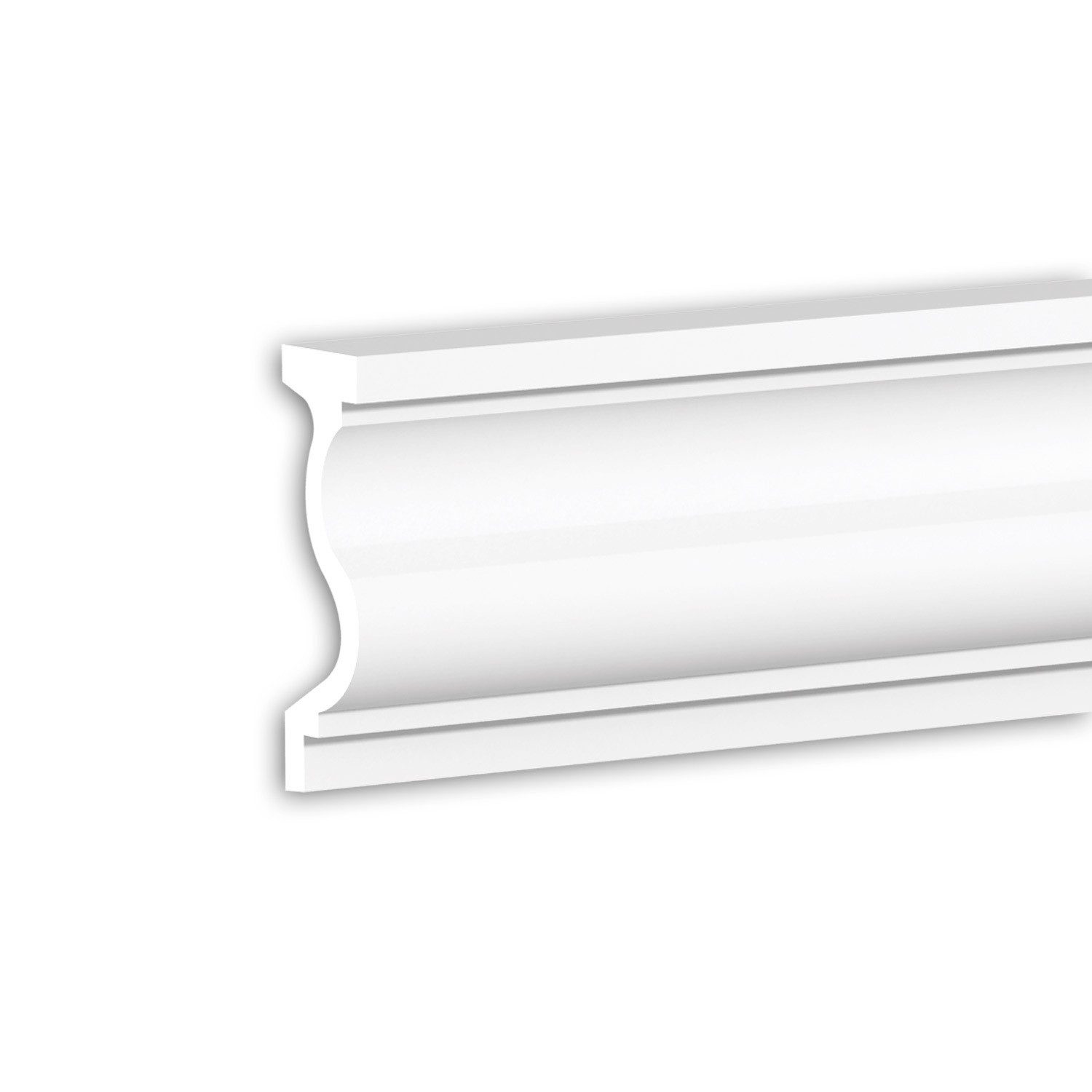 Profhome Zierleiste 484006 Gewände Fassadenprofil Stuckleiste Fassadenelement 2 m, kleben, Polyurethan Hartschaum, 1-St., 1 x Stuckleiste, Gewände Fassadenleiste Stuckleiste Außenstuck Profilleiste 2 Meter