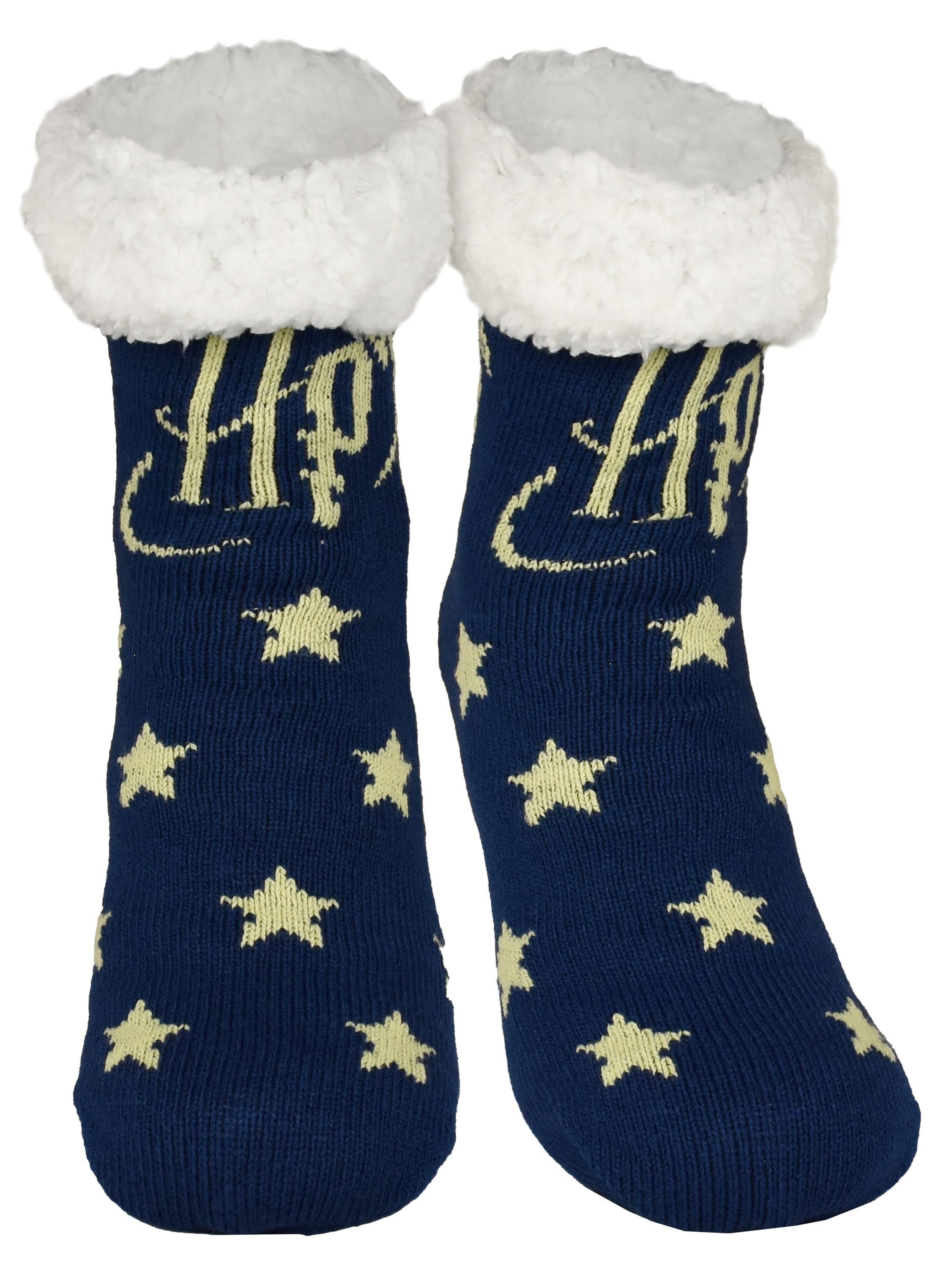 United Labels® Носки для дома Harry Potter Hüttensocken Носки для дома Logo Sterne Kuschelsocken