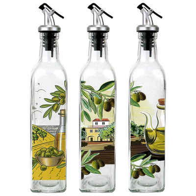 conkor Ölausgießer »Olivenölflasche Essig Öl Olivenöl Flasche 0,25L«, Ausgießer, Spender, Ölspender, Glas
