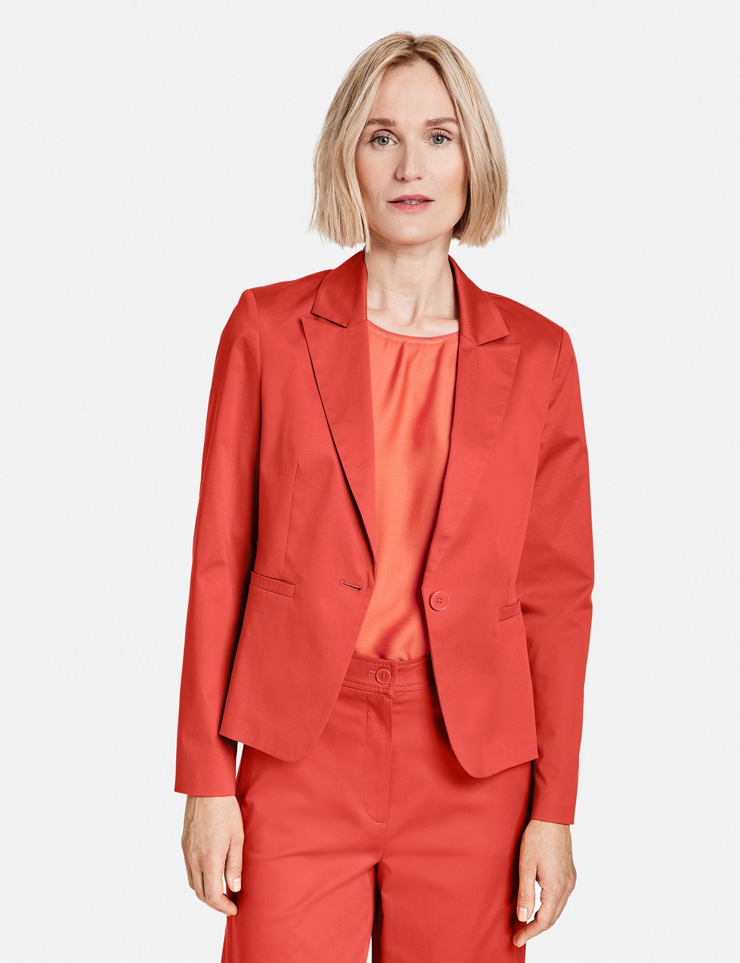 GERRY WEBER Jackenblazer Klassischer Blazer mit Revers, GERRY WEBER  Figurbetonter Blazer | Kurzblazer