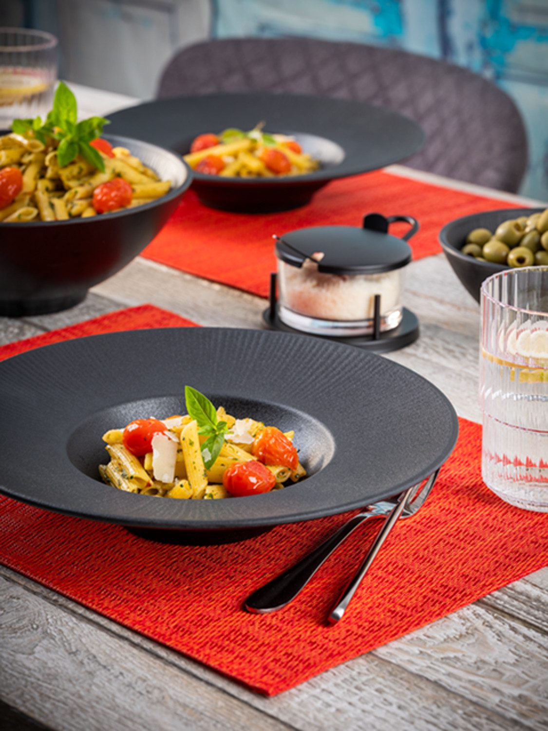 APS Platzset, (Set, 6-St), 33x45 cm, wasserabweisend
