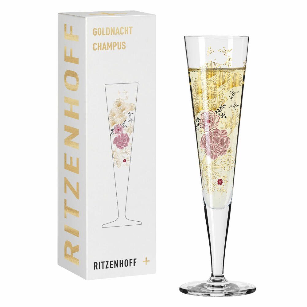 Champagnerglas Goldnacht 020