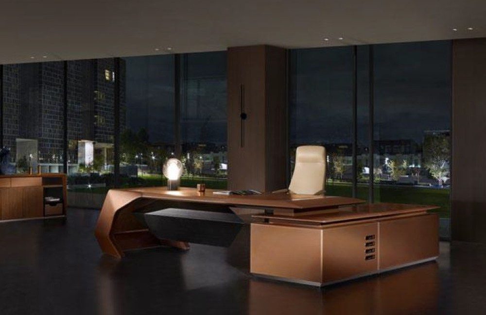 Eckschreibtisch Bürotisch Braun – Computertisch für die optimale Arbeit im Büro