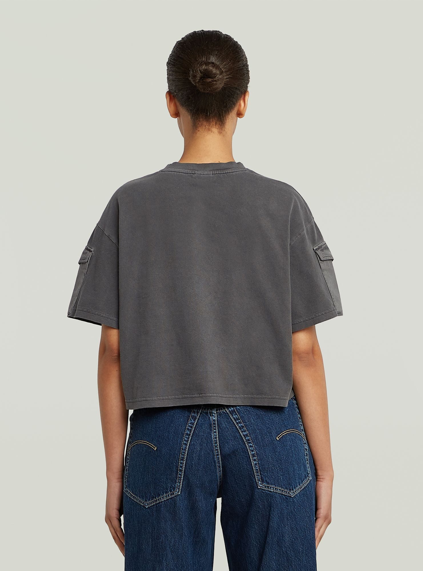 G-STAR T-Shirt Washed Mix Boxy Cropped T-Shirt günstig online kaufen