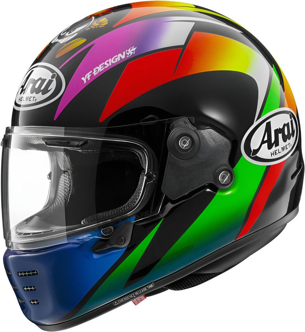 Arai Motorradhelm Concept-XE Sakata Helm, Bluetooth, schmutzabweisend, Pinlock