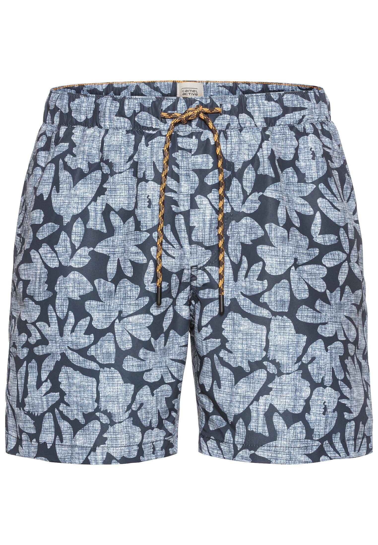 Shorts mit Blätterprint