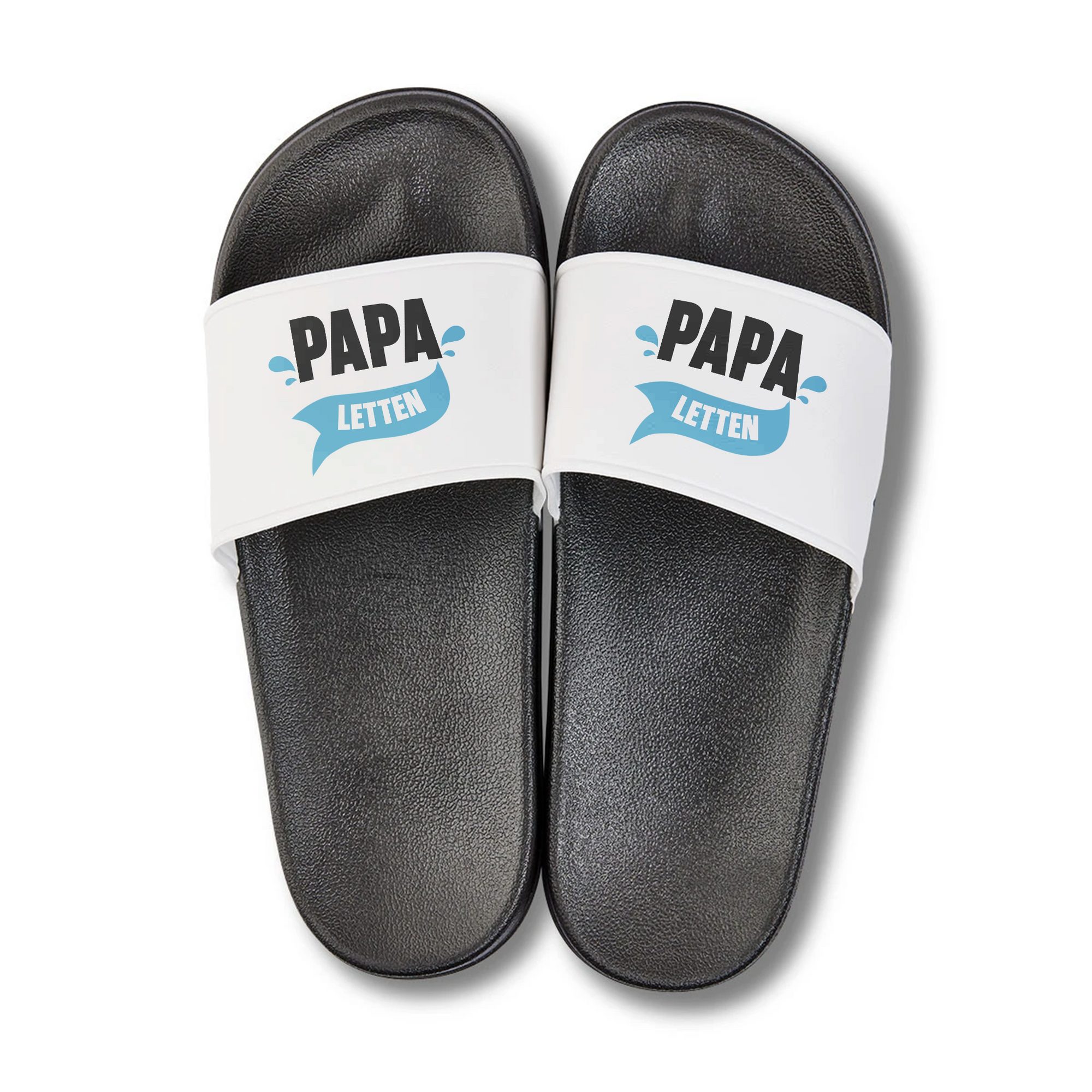 22Feels Papa Geschenk Vatertag Badesandalen Badelatschen Papaletten Herren Badepantolette IN DEUTSCHLAND BEDRUCKT