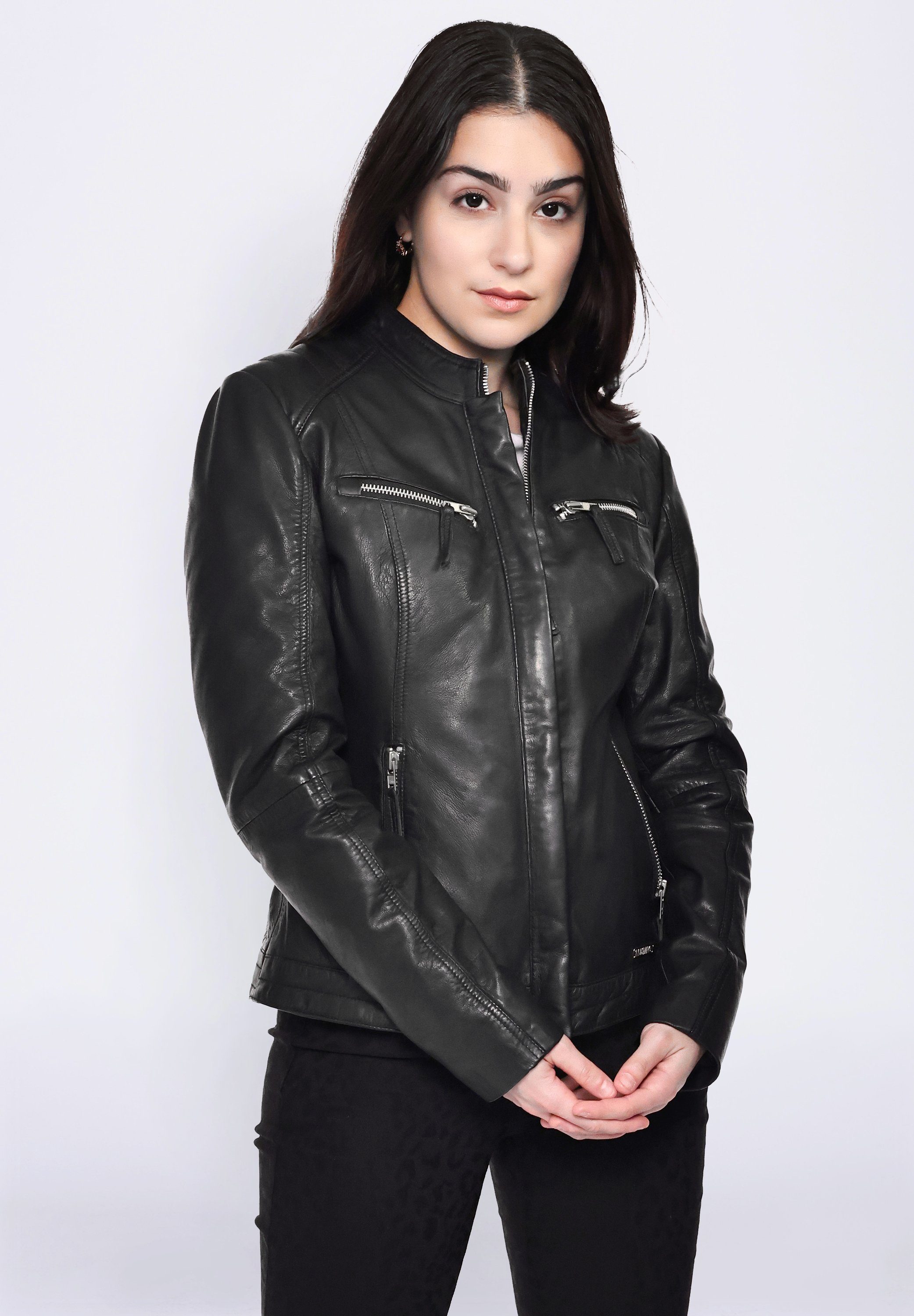 MUSTANG Lederjacke black Amilia