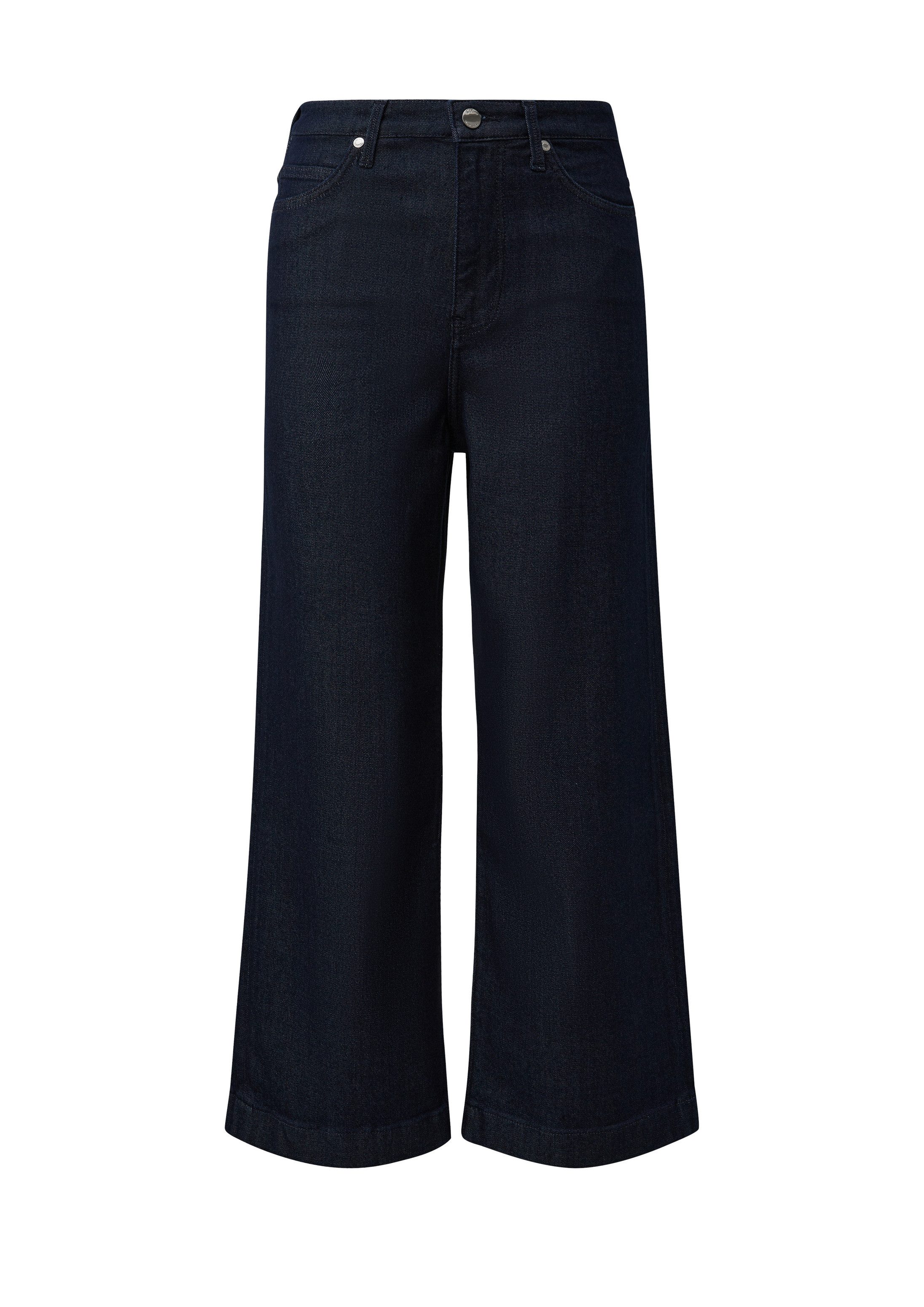 s.Oliver Weite Jeans Jeans-Hose SURI Cropped-Jeans Suri / Regular Fit / High Rise / Wide Leg