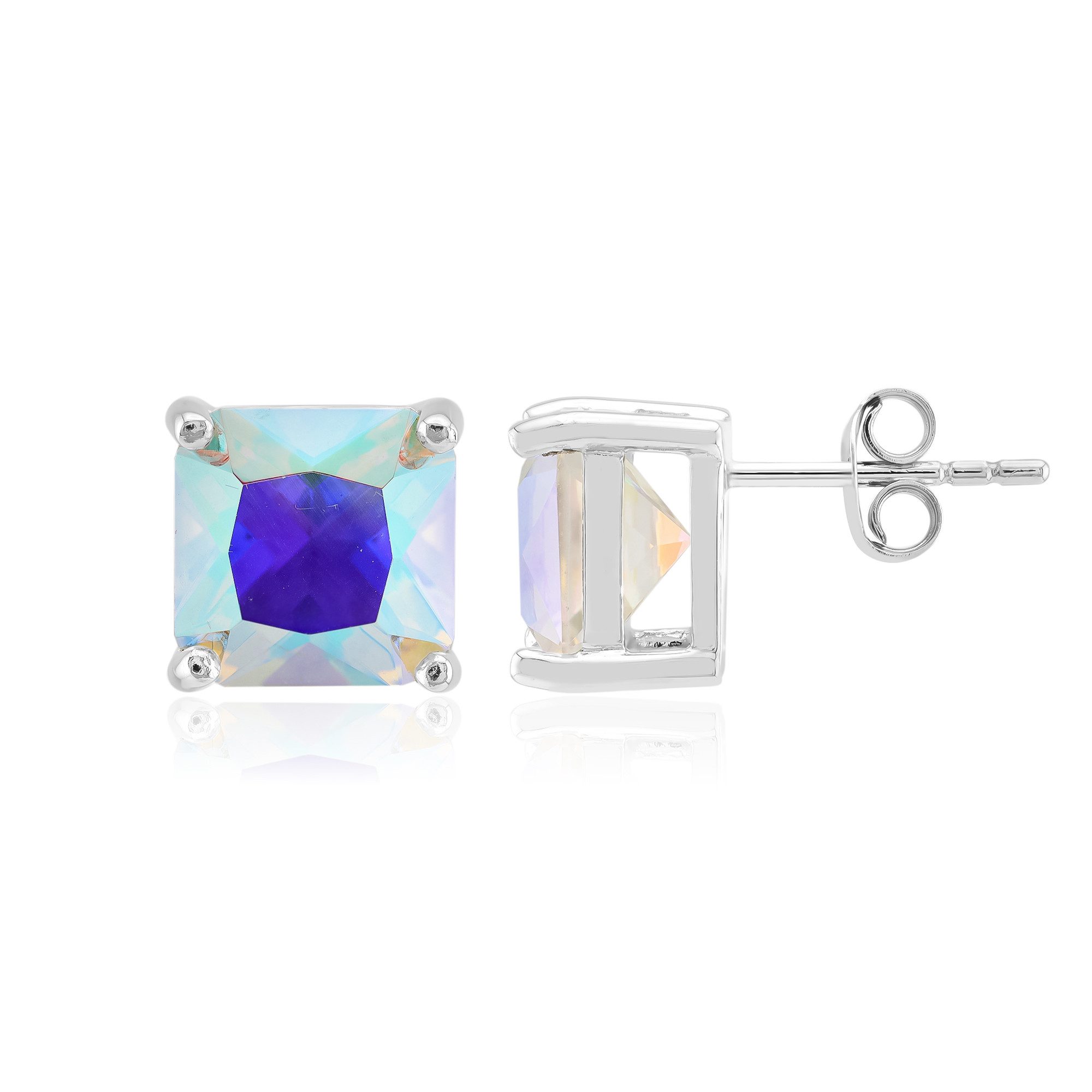 Cavill Ohrring-Set Mondschein Quarz Silber Ohrringe, Brasilien 5,22ct (2-tlg)