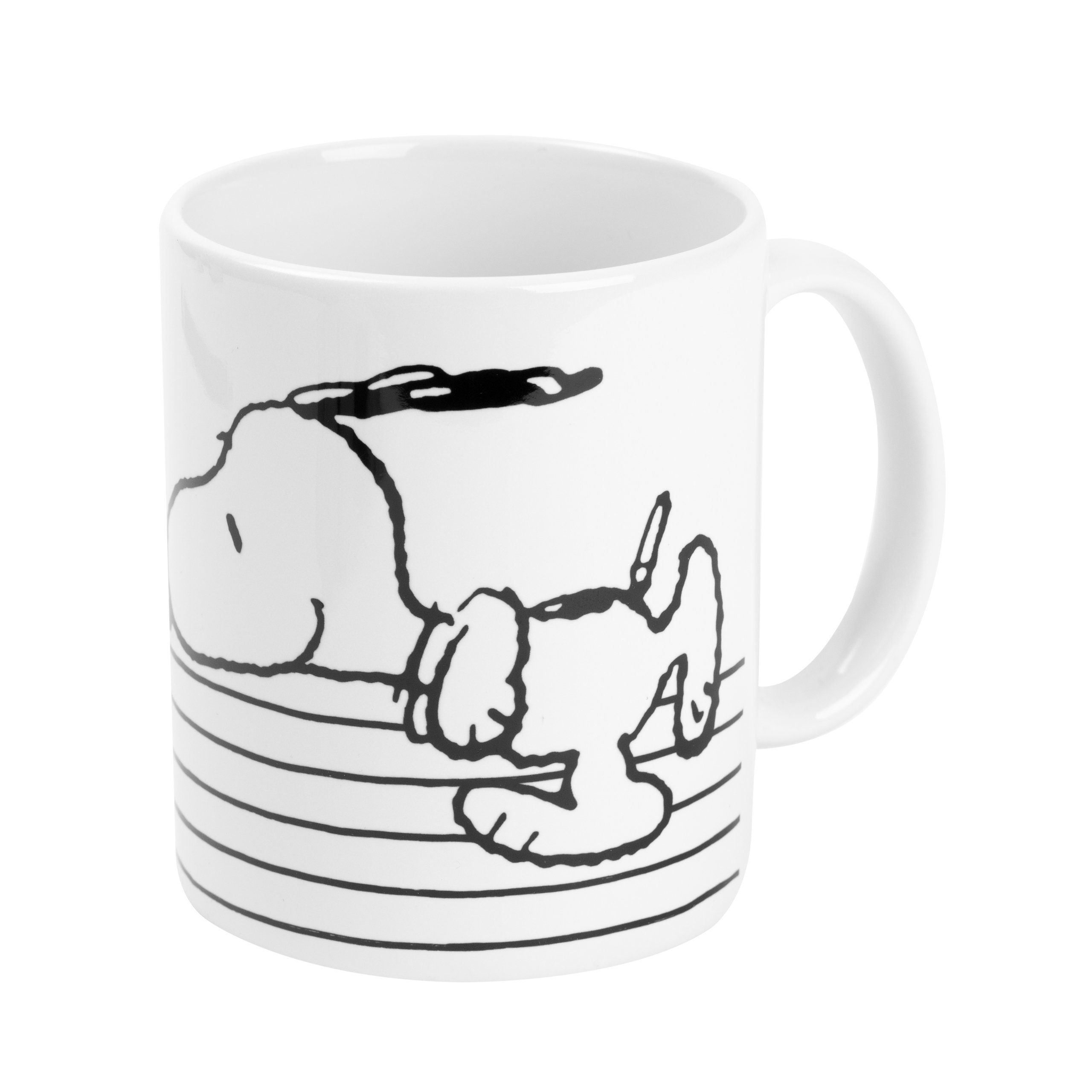 Keramik ml, Snoopy da! Tasse Bin Weiß - United The Tasse 320 Labels® Kaffee? Peanuts gleich