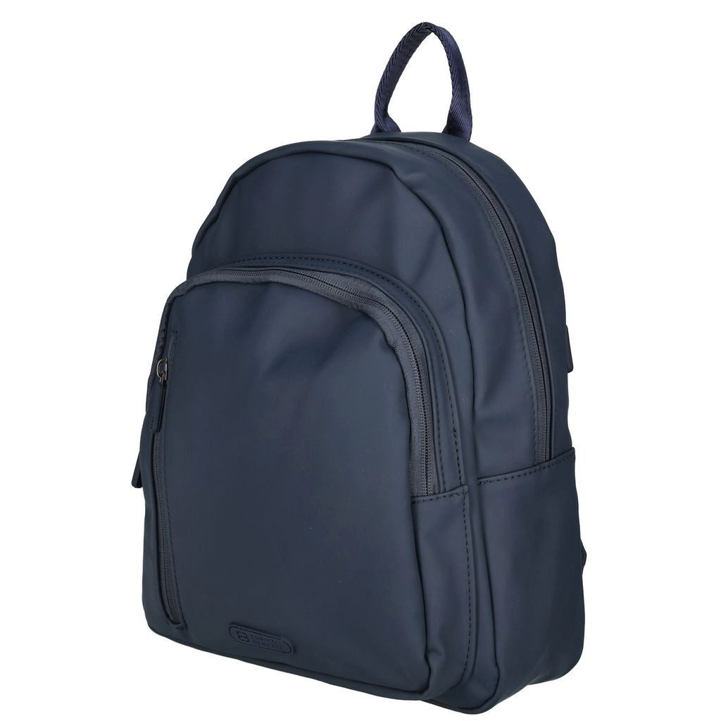 TOM TAILOR Damen Rucksack Sansa – Aus Nylon, 24x10x26 Cm | Sportlicher Look, Mit Magnetverschluss & Handyfach